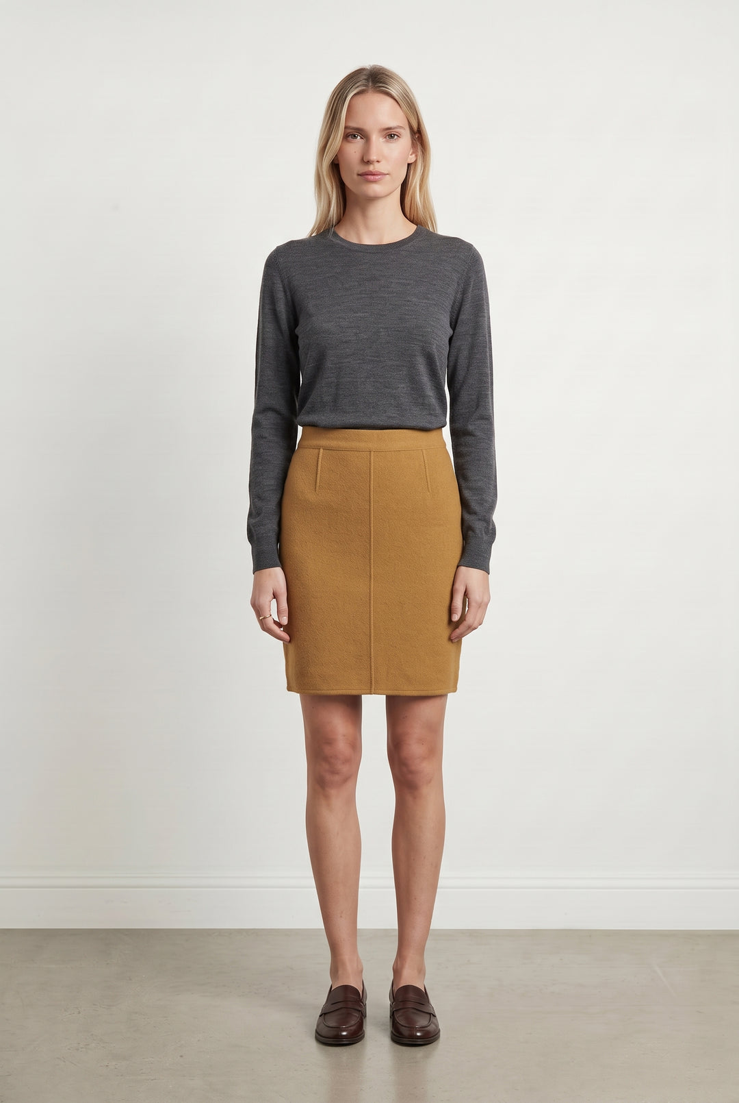 Jupe Crayon Jaune - Taille M/38 de la marque Rodier | PARAD107839 - Vendu par Paradigme - Image 1
