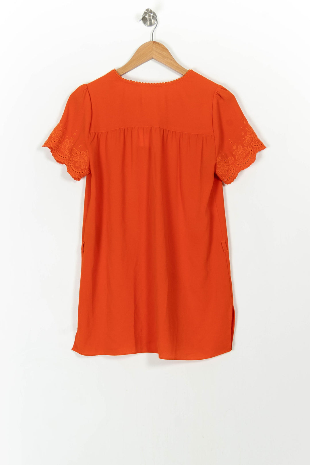 Robe Courte Orange - Taille S/36 de la marque Sud express | PARAD107840 - Vendu par Paradigme - Image 4
