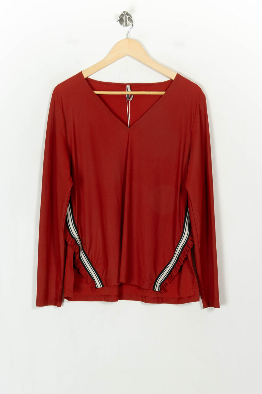 Tee-shirt Manches Longues Bordeaux - Taille XXXL/46 de la marque Indies | PARAD107844 - Vendu par Paradigme - Image 2