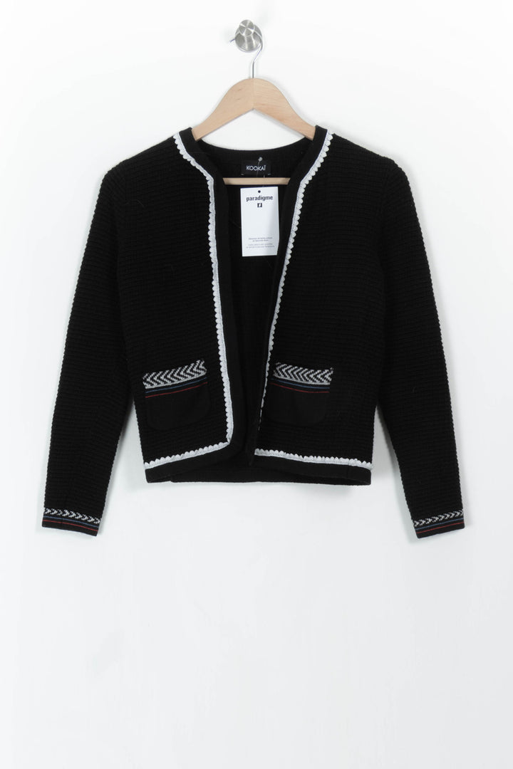 Gilet Noir - Taille XS/34 de la marque Kookai | PARAD107846 - Vendu par Paradigme - Image 2
