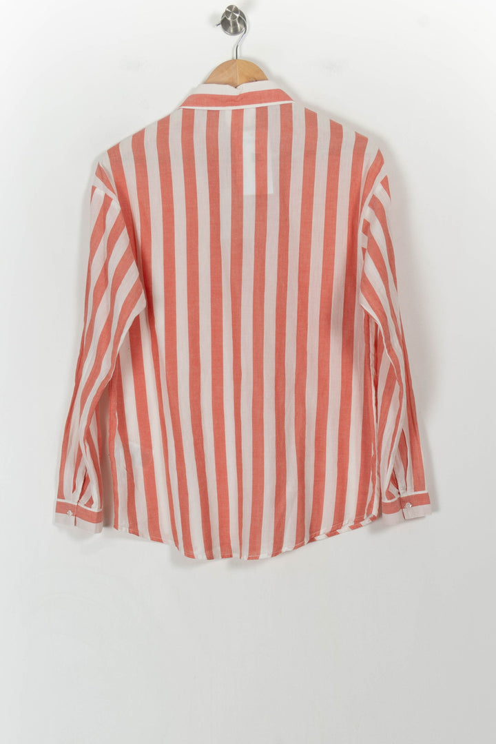 Chemise Rayée Blanche et Orange - Taille S/36 de la marque Maison 123 | PARAD107848 - Vendu par Paradigme - Image 4