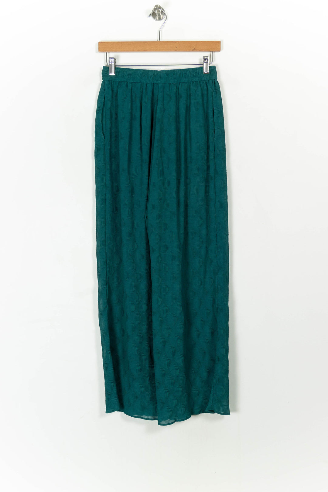 Pantalon Large Vert - Taille XS/34 de la marque Comptoir des Cotonniers | PARAD107850 - Vendu par Paradigme - Image 4