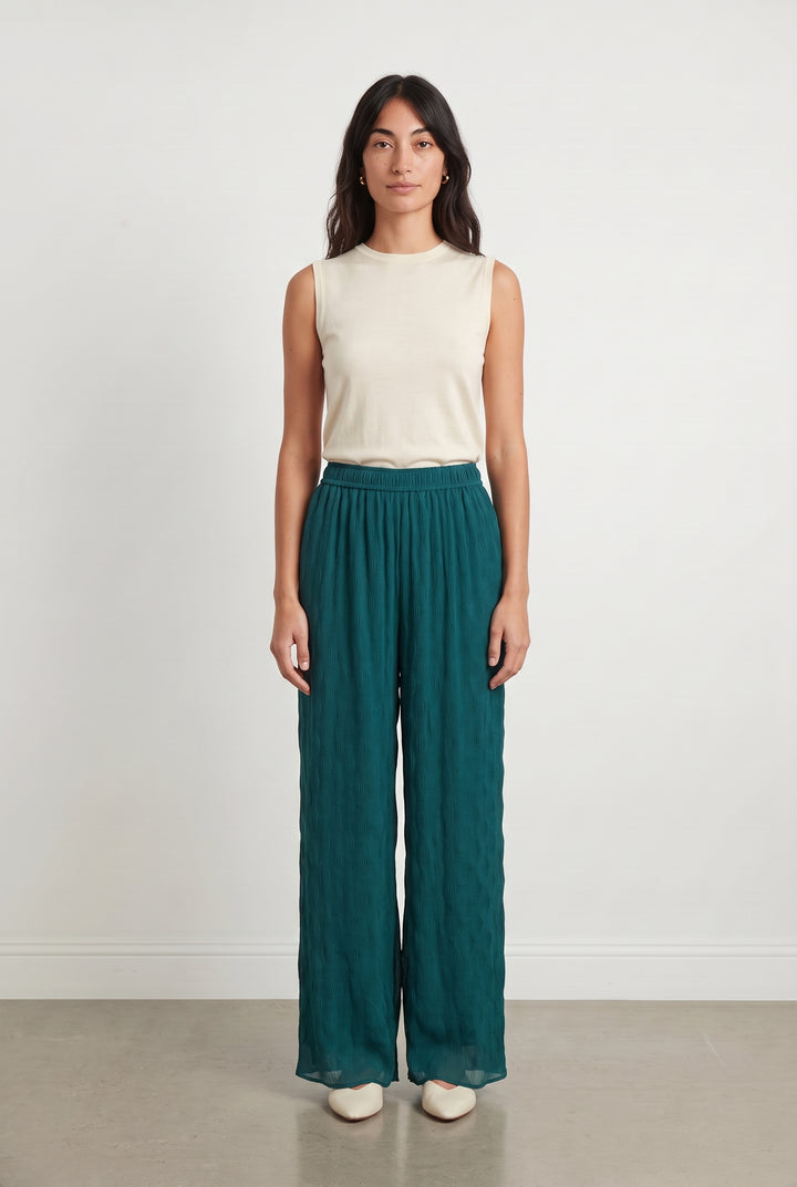 Pantalon Large Vert - Taille XS/34 de la marque Comptoir des Cotonniers | PARAD107850 - Vendu par Paradigme - Image 1