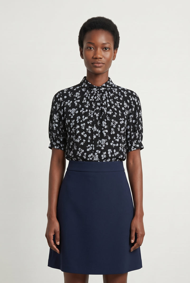 Blouse Noire et Blanche - Taille XS/34 de la marque Comptoir des Cotonniers | PARAD107857 - Vendu par Paradigme - Image 1