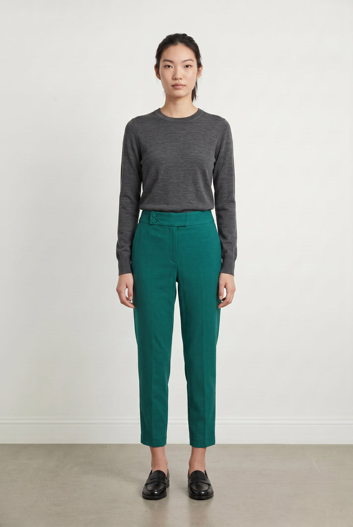 Pantalon Vert - Taille XS/34 de la marque Sézane | PARAD107862 - Vendu par Paradigme - Image 1