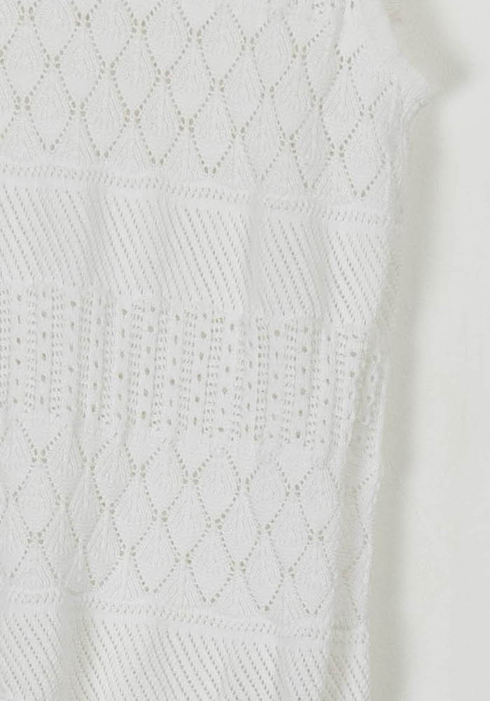 Top Sans Manches Blanc - Taille S/36 de la marque IKKS | PARAD107863 - Vendu par Paradigme - Image 3