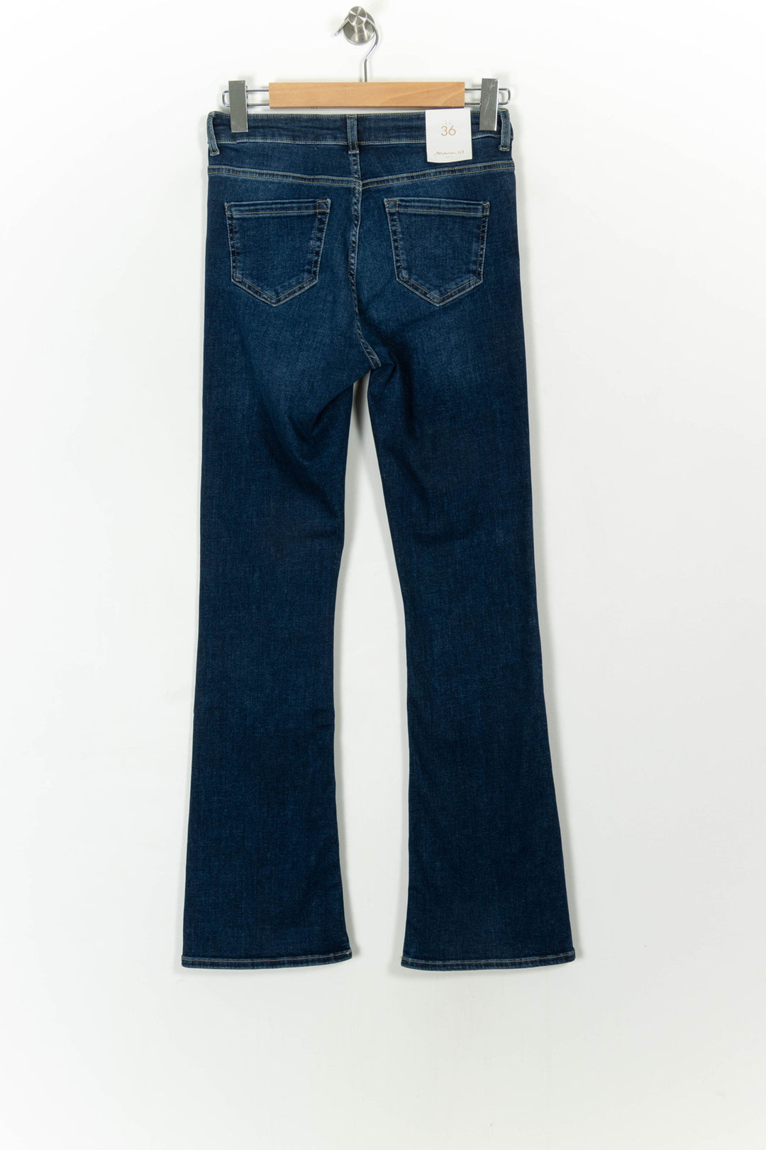 Jean Bootcut Bleu - Taille S/36 de la marque Maison 123 | PARAD107866 - Vendu par Paradigme - Image 4