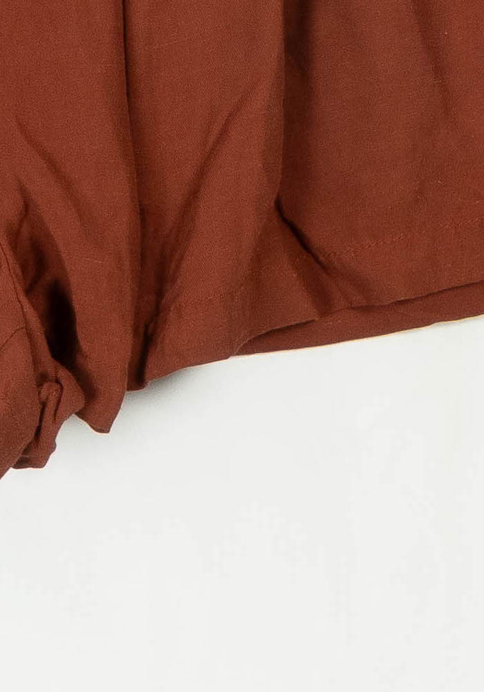 Short Taille Haute Marron - Taille S/36 de la marque Sandro | PARAD107869 - Vendu par Paradigme - Image 3