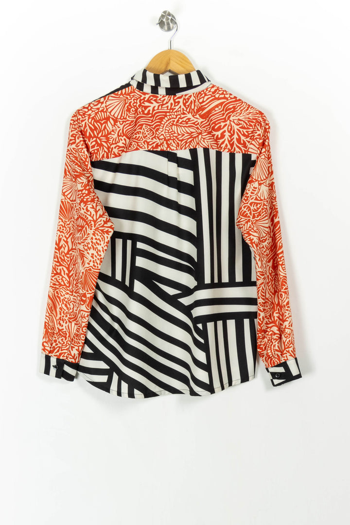 Chemise Noir Blanc et Orange - Taille M/38 de la marque Bleu Blanc Rouge | PARAD107871 - Vendu par Paradigme - Image 4