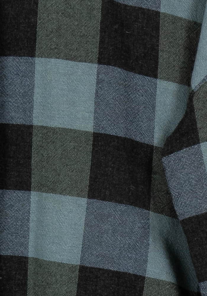 Chemise à Carreaux Bleue et Noire - Taille S/36 de la marque Sessùn | PARAD107873 - Vendu par Paradigme - Image 3