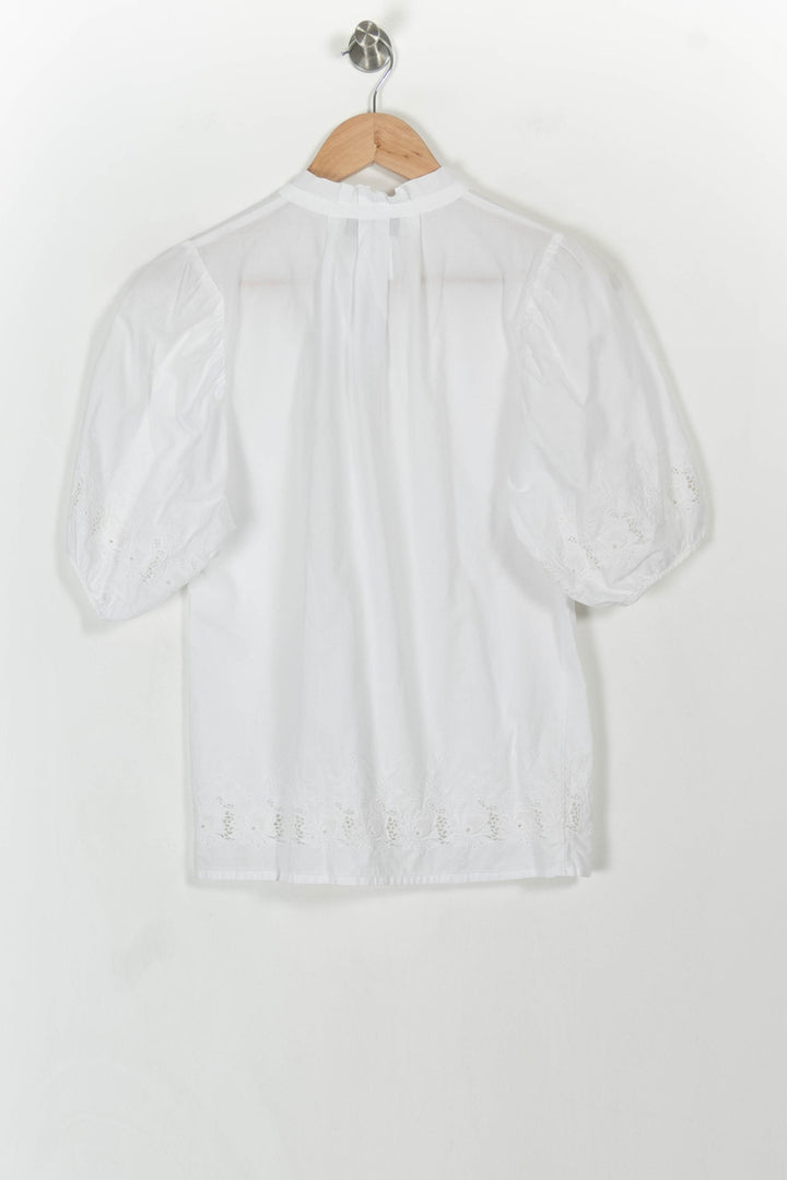 Blouse Blanche - Taille S/36 de la marque Paul & Joe | PARAD107877 - Vendu par Paradigme - Image 4
