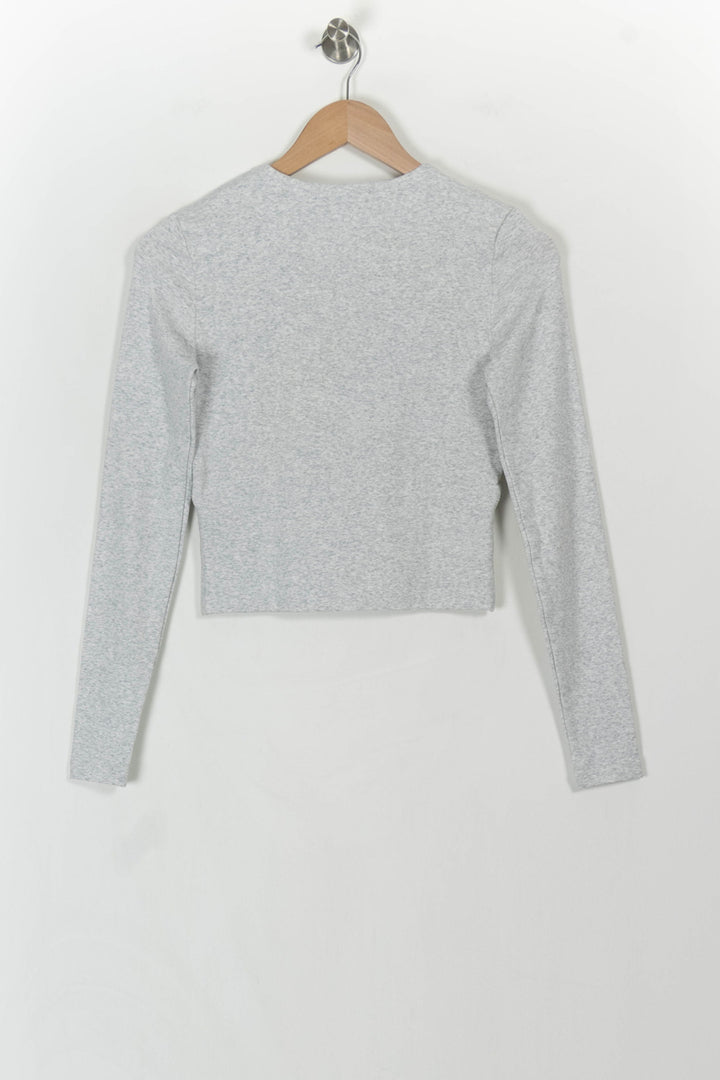 Tee-shirt Manches Longues Gris - Taille S/36 de la marque Kookai | PARAD107880 - Vendu par Paradigme - Image 4