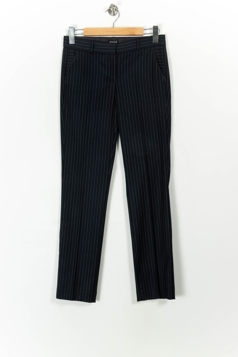 Pantalon Rayé Bleu - Taille S/36 de la marque Kookai | PARAD107885 - Vendu par Paradigme - Image 2