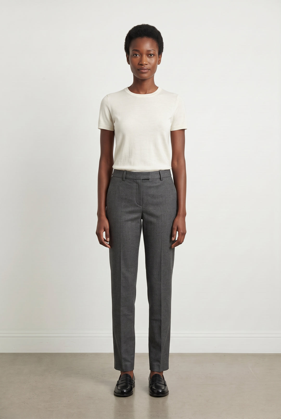 Pantalon Droit Gris - Taille S/36 de la marque Maje | PARAD107886 - Vendu par Paradigme - Image 1