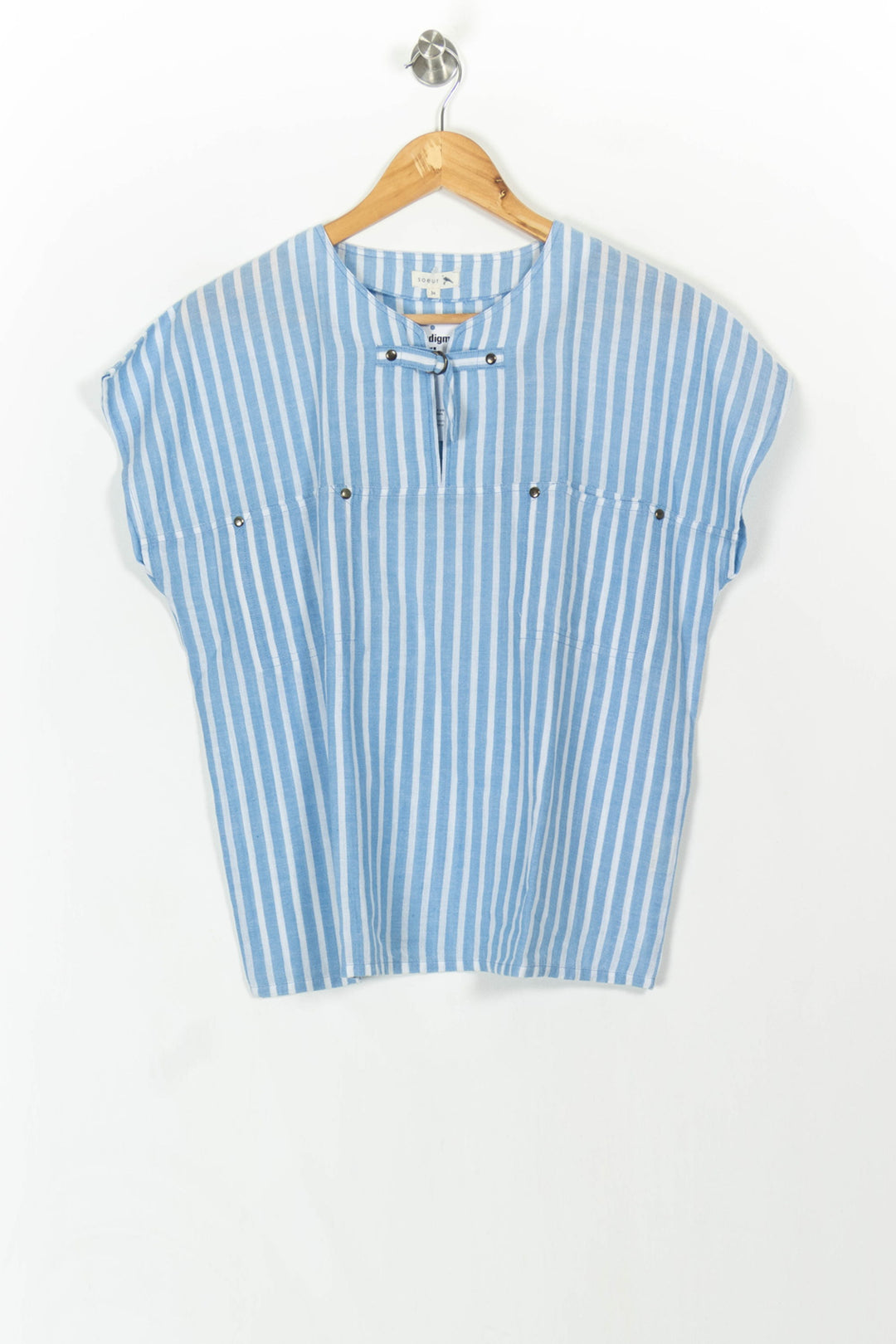 Blouse Bleu et Blanc - Taille S/36 de la marque Soeur | PARAD107887 - Vendu par Paradigme - Image 2