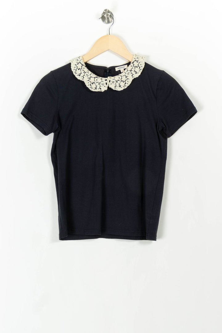T-shirt Bleu et Blanc - Taille S/36 de la marque Manoush | PARAD107894 - Vendu par Paradigme - Image 2