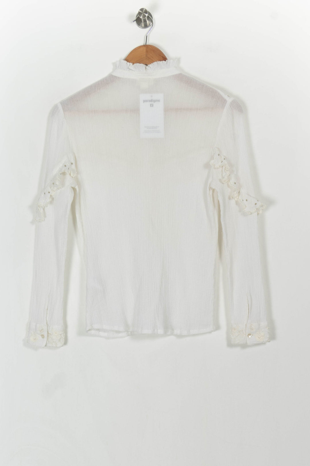 Blouse Blanche - Taille XS/34 de la marque Louise Misha | PARAD107895 - Vendu par Paradigme - Image 4