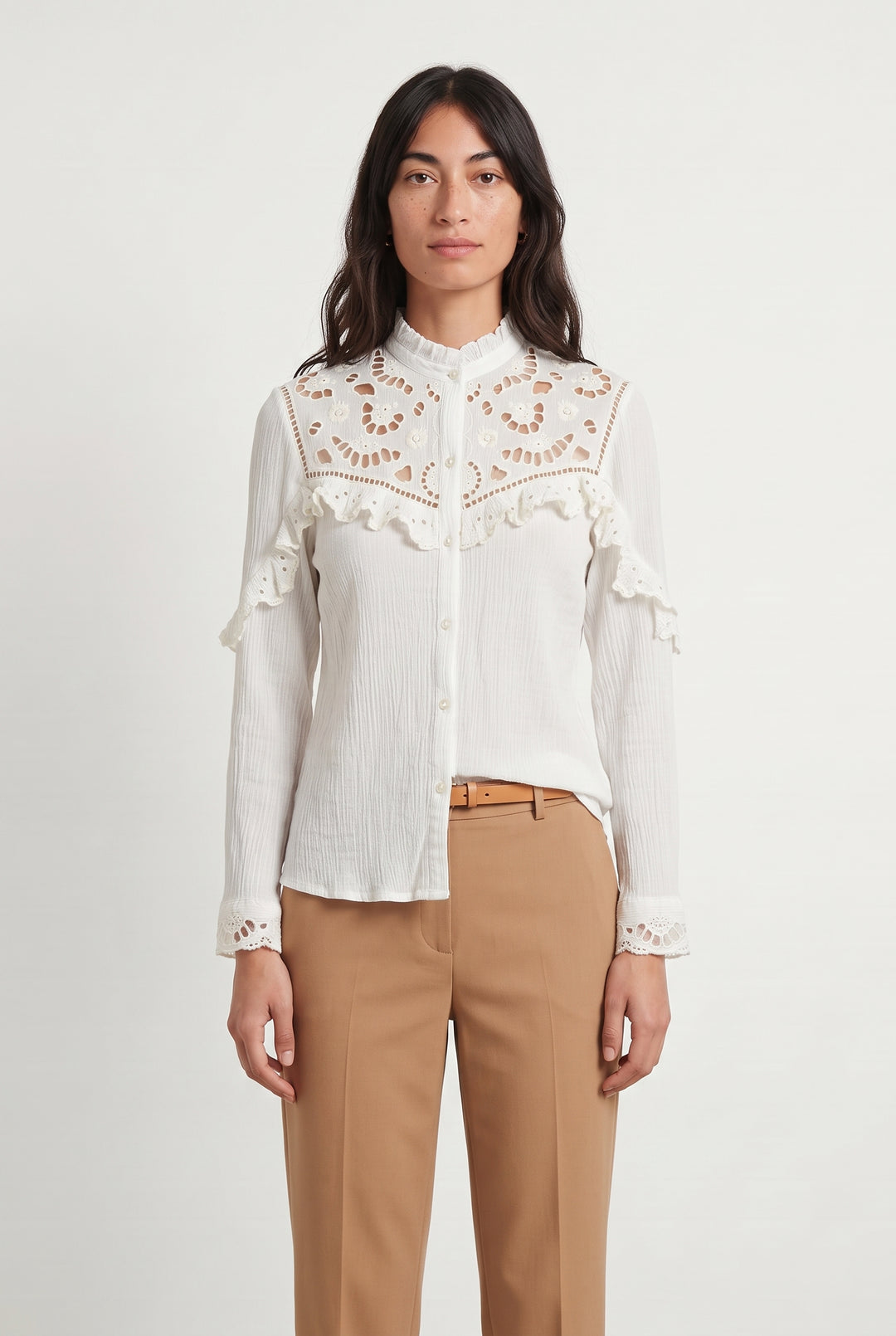 Blouse Blanche - Taille XS/34 de la marque Louise Misha | PARAD107895 - Vendu par Paradigme - Image 1