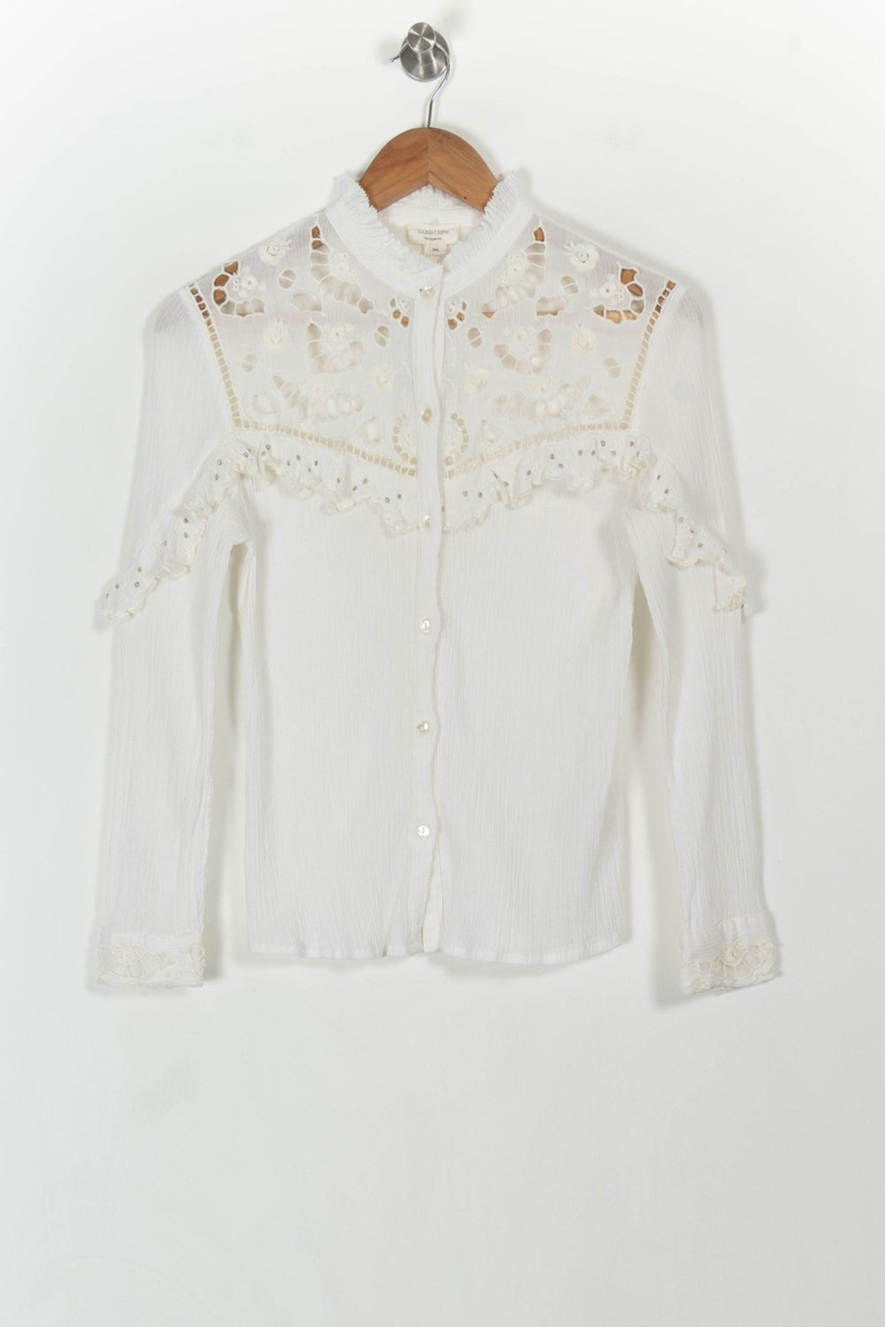 Blouse Blanche - Taille XS/34 de la marque Louise Misha | PARAD107895 - Vendu par Paradigme - Image 2