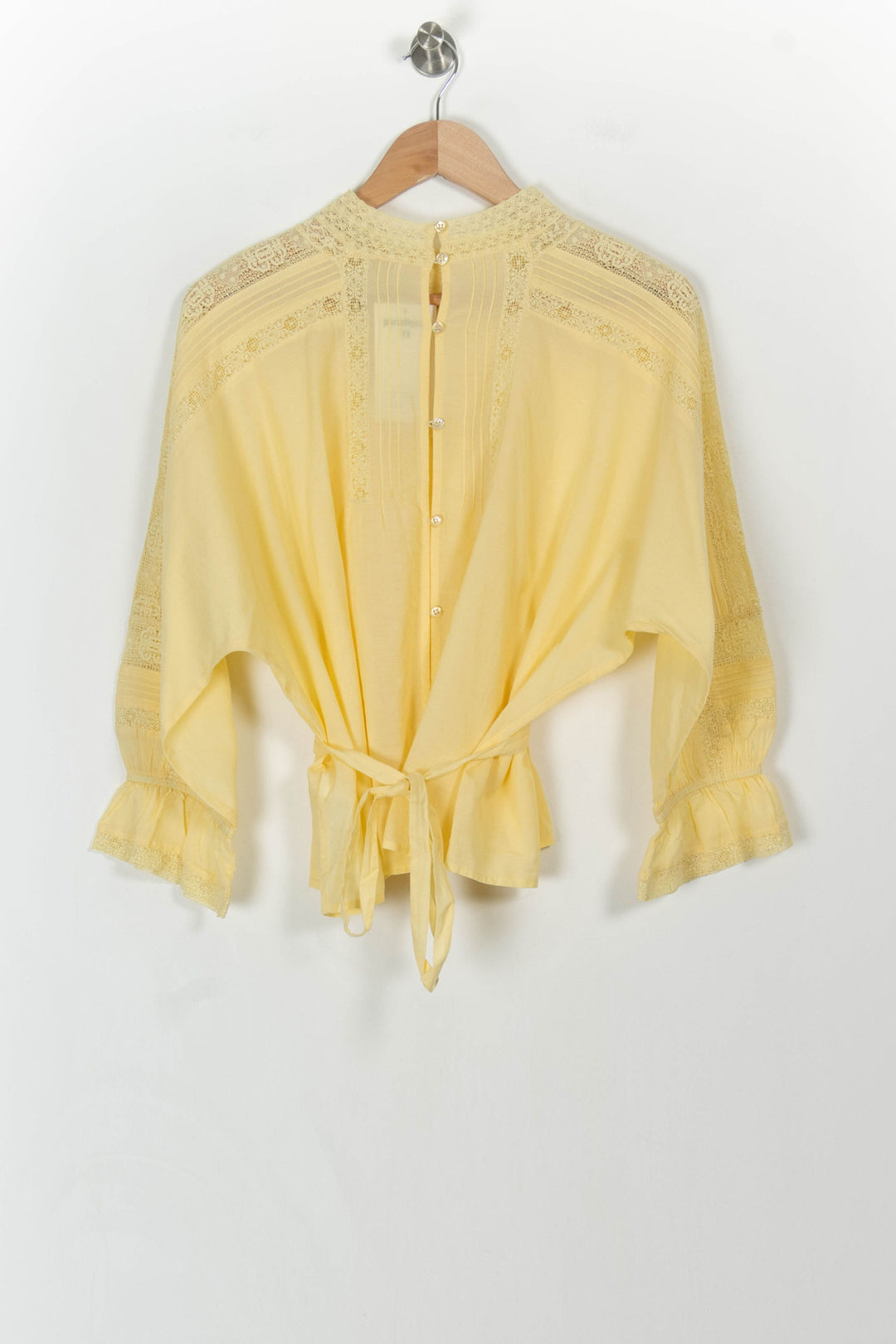 Blouse Jaune - Taille XL/42 de la marque Vanessa Bruno | PARAD107896 - Vendu par Paradigme - Image 4