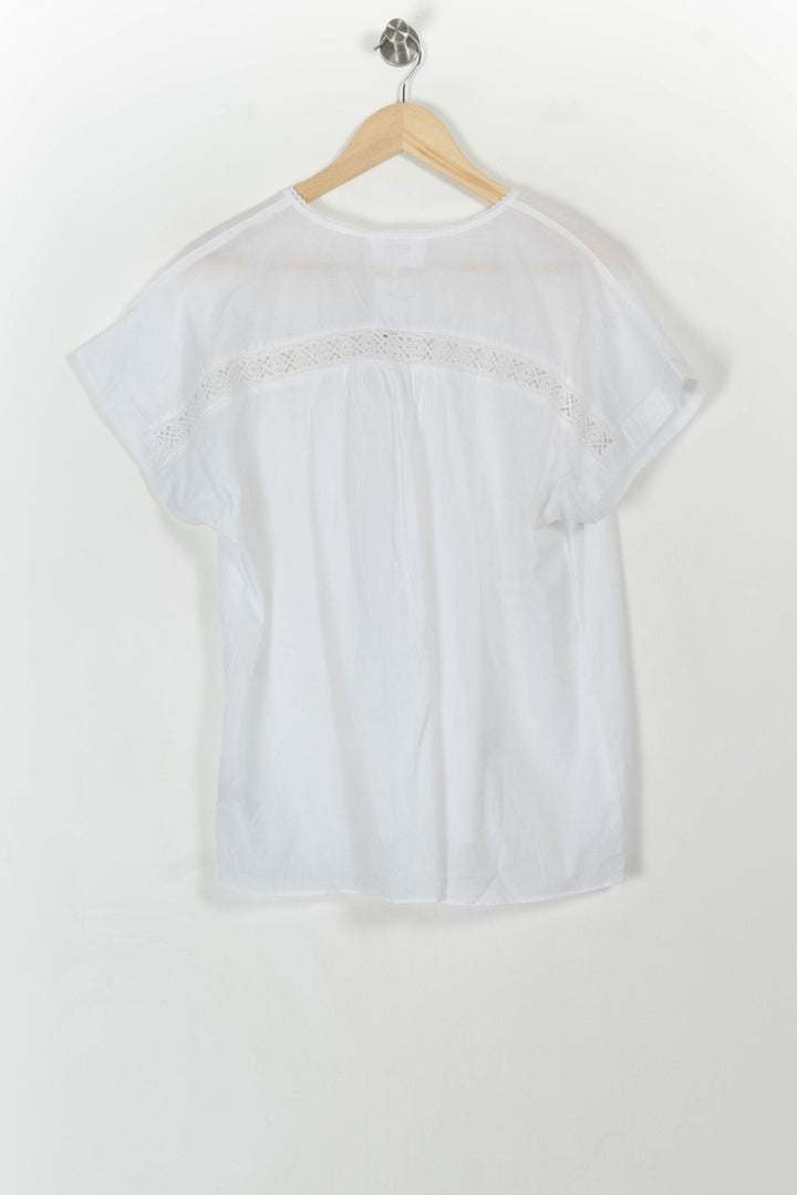 Blouse Blanche - Taille L/40 de la marque Sud express | PARAD107900 - Vendu par Paradigme - Image 4