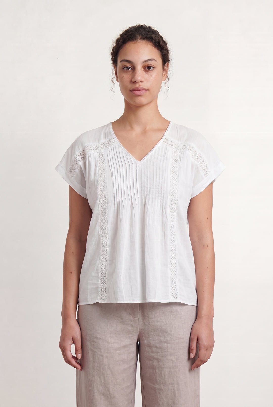 Blouse Blanche - Taille L/40 de la marque Sud express | PARAD107900 - Vendu par Paradigme - Image 1
