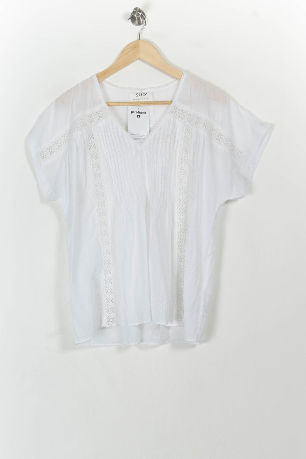 Blouse Blanche - Taille L/40 de la marque Sud express | PARAD107900 - Vendu par Paradigme - Image 2