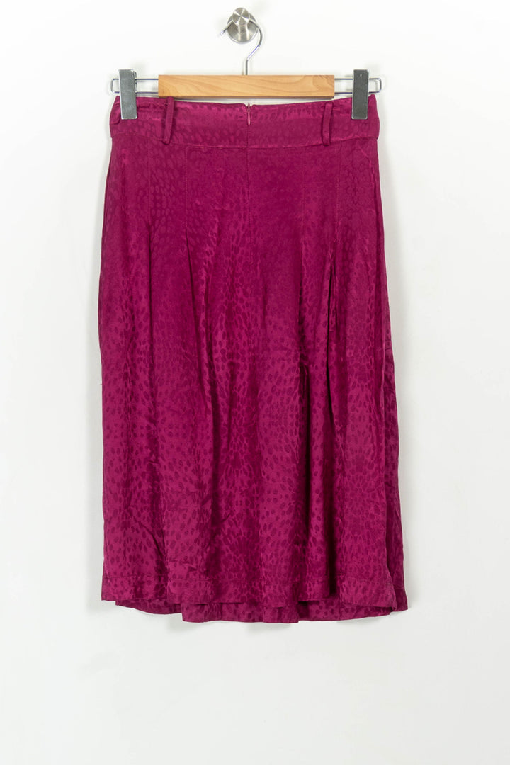 Jupe Plissée Violette - Taille XS/34 de la marque Marie Sixtine | PARAD107903 - Vendu par Paradigme - Image 4