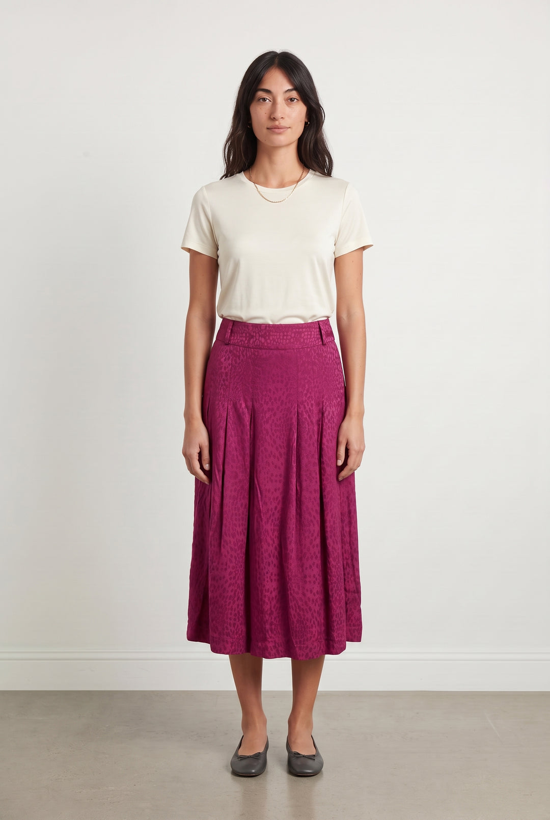 Jupe Plissée Violette - Taille XS/34 de la marque Marie Sixtine | PARAD107903 - Vendu par Paradigme - Image 1