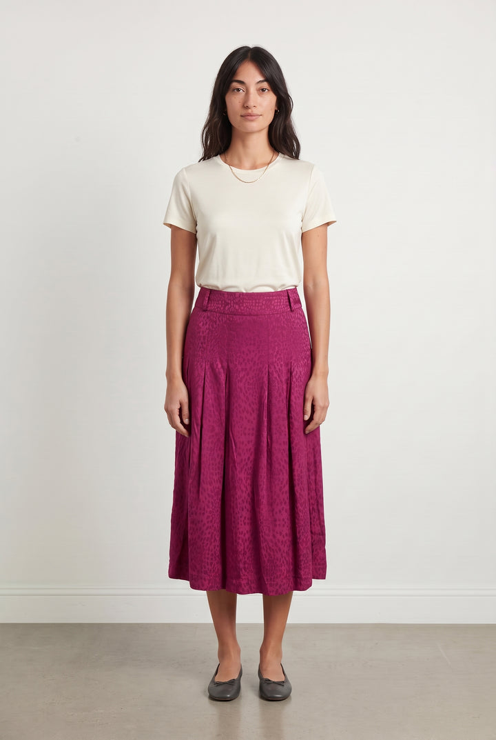 Jupe Plissée Violette - Taille XS/34 de la marque Marie Sixtine | PARAD107903 - Vendu par Paradigme - Image 1