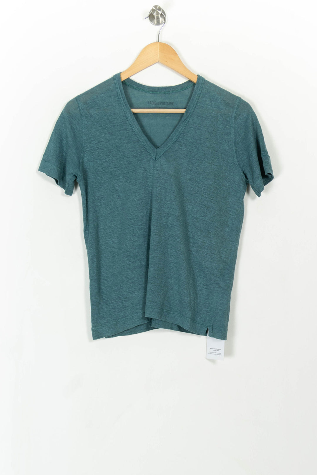 Tee-shirt Bleu - Taille XS/34 de la marque Zadig&Voltaire | PARAD107906 - Vendu par Paradigme - Image 2