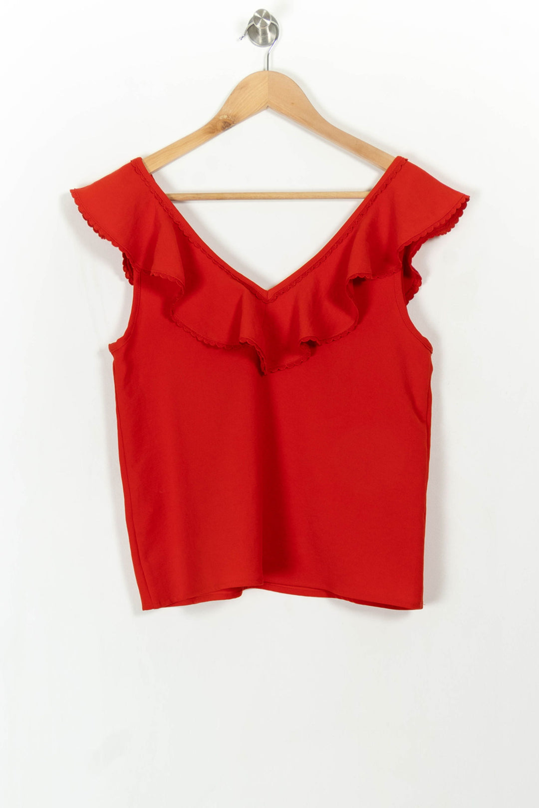Débardeur Rouge - Taille XS/34 de la marque Sézane | PARAD107908 - Vendu par Paradigme - Image 4