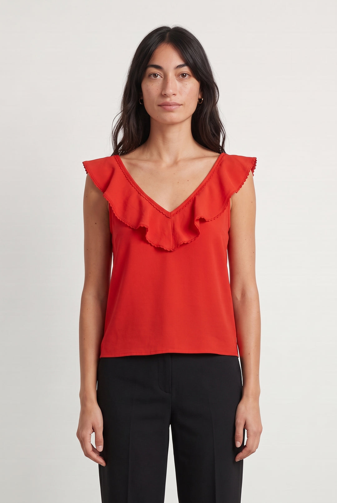 Débardeur Rouge - Taille XS/34 de la marque Sézane | PARAD107908 - Vendu par Paradigme - Image 1