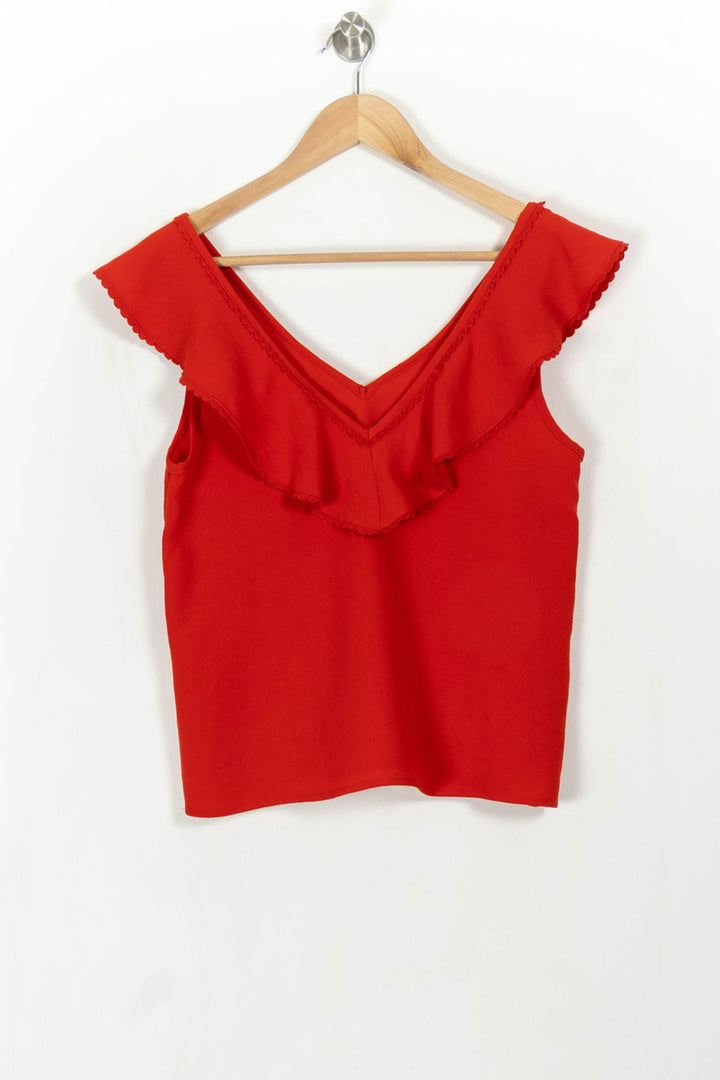 Débardeur Rouge - Taille XS/34 de la marque Sézane | PARAD107908 - Vendu par Paradigme - Image 2