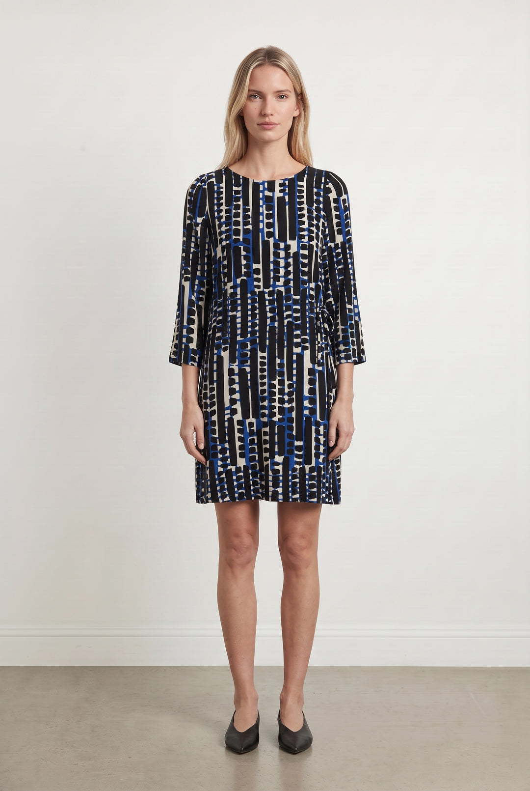 Robe Noire et Bleue - Taille S/36 de la marque La Fée Maraboutée | PARAD107910 - Vendu par Paradigme - Image 1