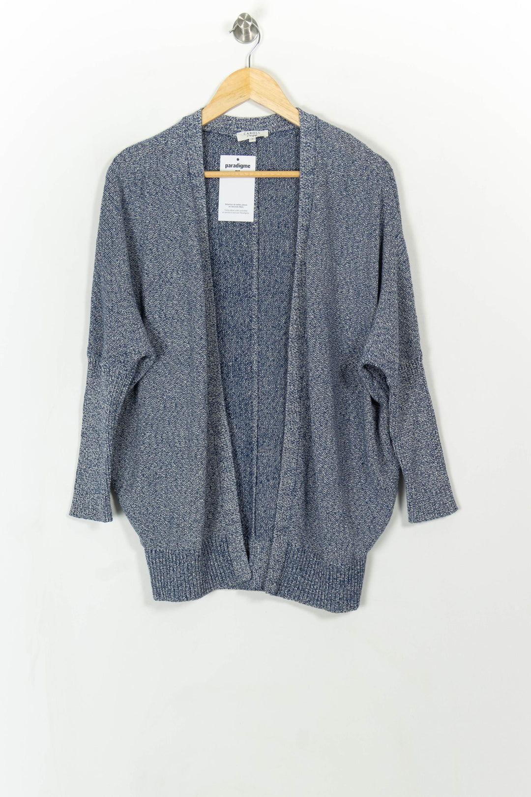 Cardigan Bleu - Taille S/36 de la marque Caroll | PARAD107918 - Vendu par Paradigme - Image 2