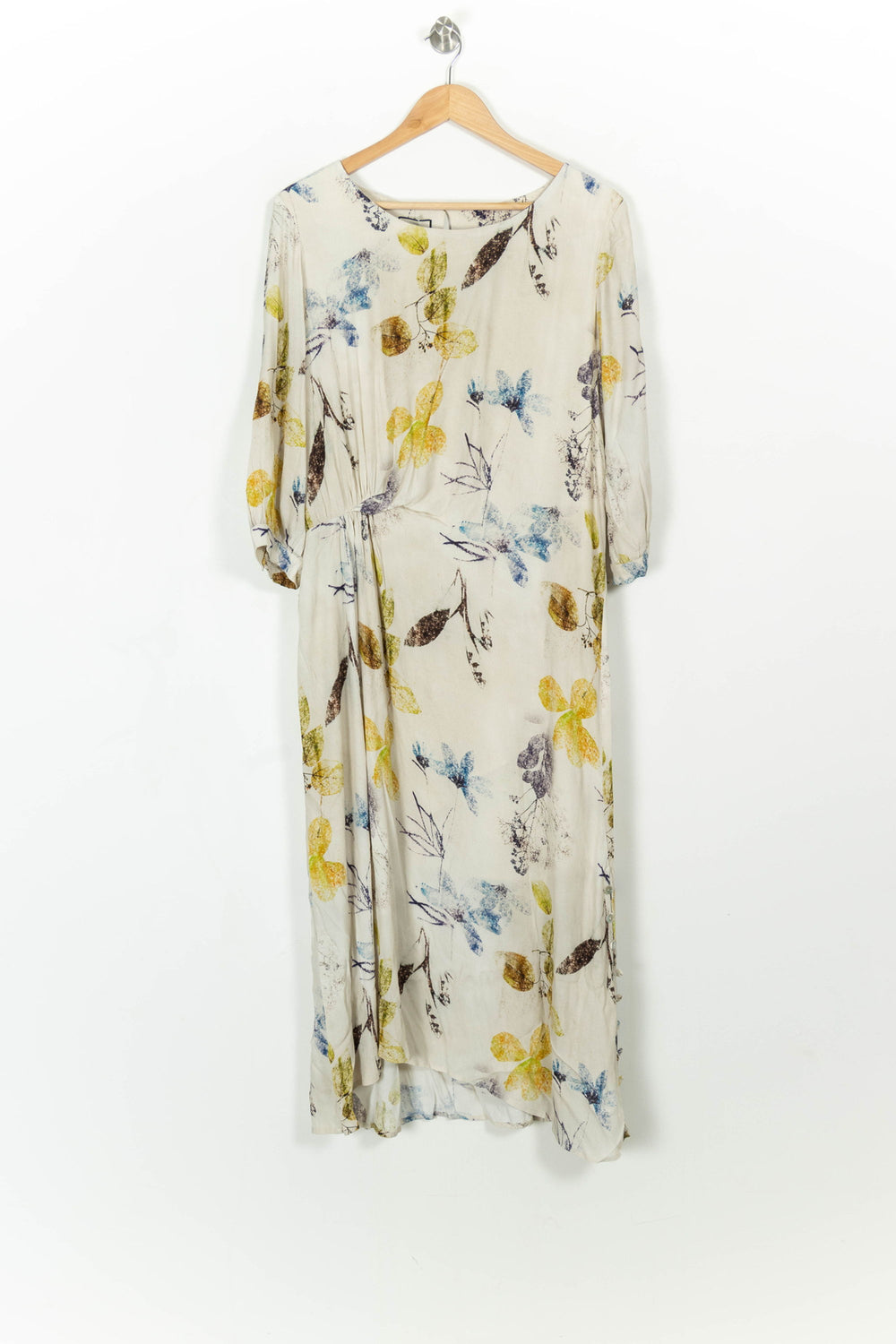 Robe Longue Écrue et Multicolore - Taille XXL/44 de la marque Indies | PARAD107921 - Vendu par Paradigme - Image 2