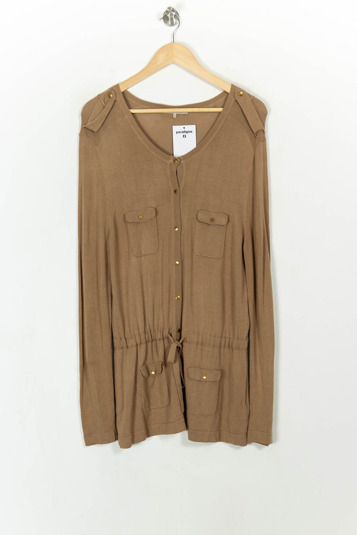 Cardigan Beige - Taille XL/42 de la marque Gerard Darel | PARAD107922 - Vendu par Paradigme - Image 2