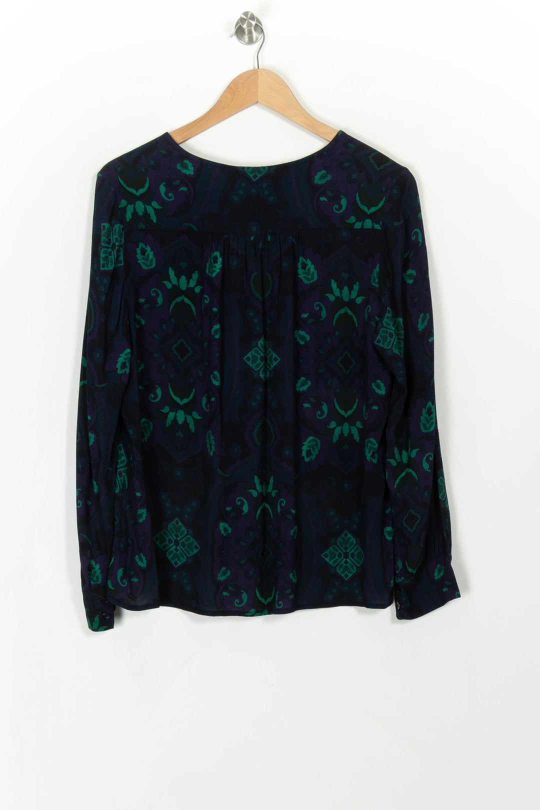 Blouse Noire et Verte - Taille XXL/44 de la marque La Fée Maraboutée | PARAD107925 - Vendu par Paradigme - Image 4