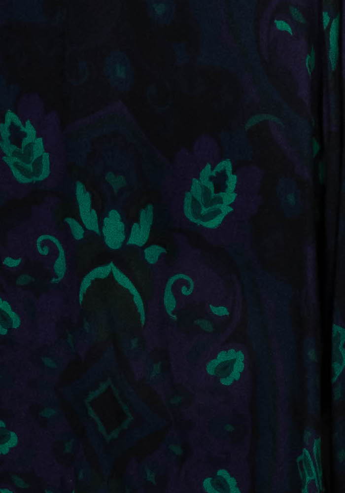 Blouse Noire et Verte - Taille XXL/44 de la marque La Fée Maraboutée | PARAD107925 - Vendu par Paradigme - Image 3