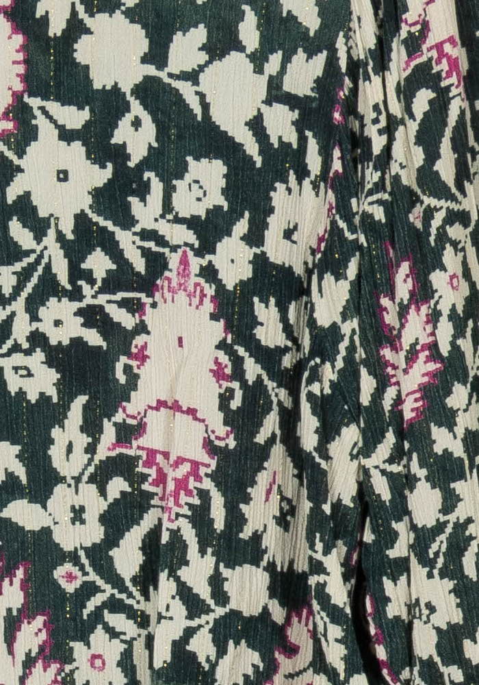 Blouse Bleu et Écru - Taille XXL/44 de la marque La Fée Maraboutée | PARAD107932 - Vendu par Paradigme - Image 3