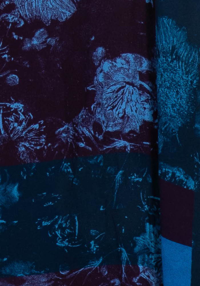 Jupe Longue Bleue et Violette - Taille XL/42 de la marque La Fée Maraboutée | PARAD107933 - Vendu par Paradigme - Image 3
