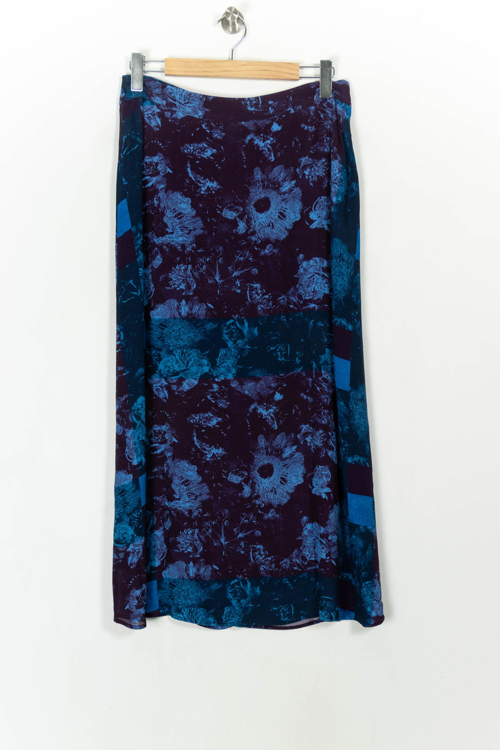 Jupe Longue Bleue et Violette - Taille XL/42 de la marque La Fée Maraboutée | PARAD107933 - Vendu par Paradigme - Image 2