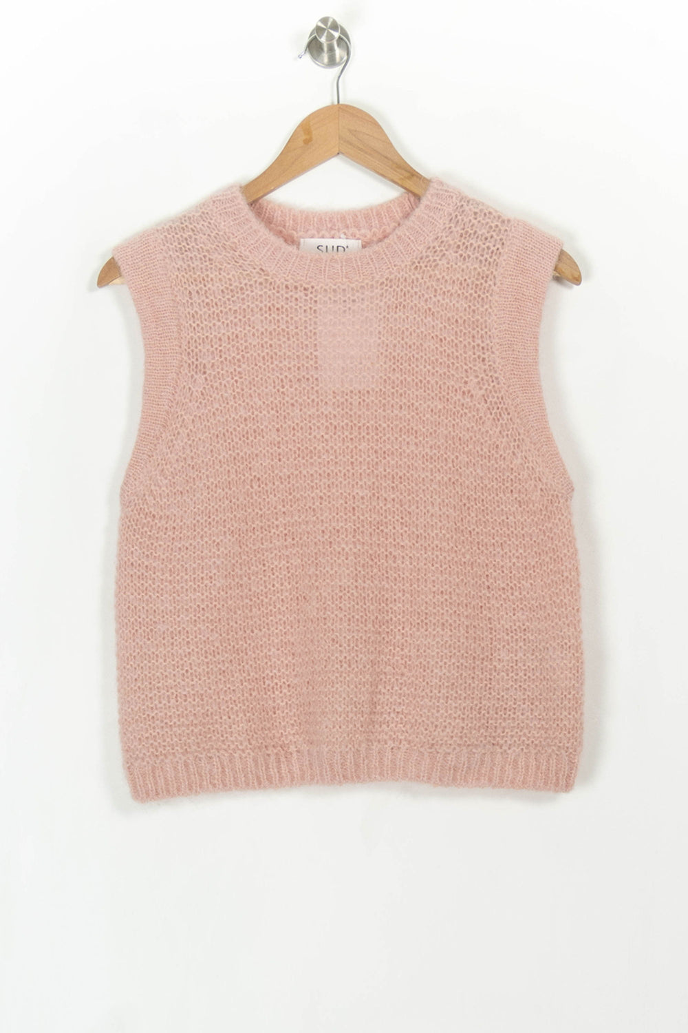 Pull Sans Manches Rose - Taille S/36 de la marque Sud express | PARAD107934 - Vendu par Paradigme - Image 2