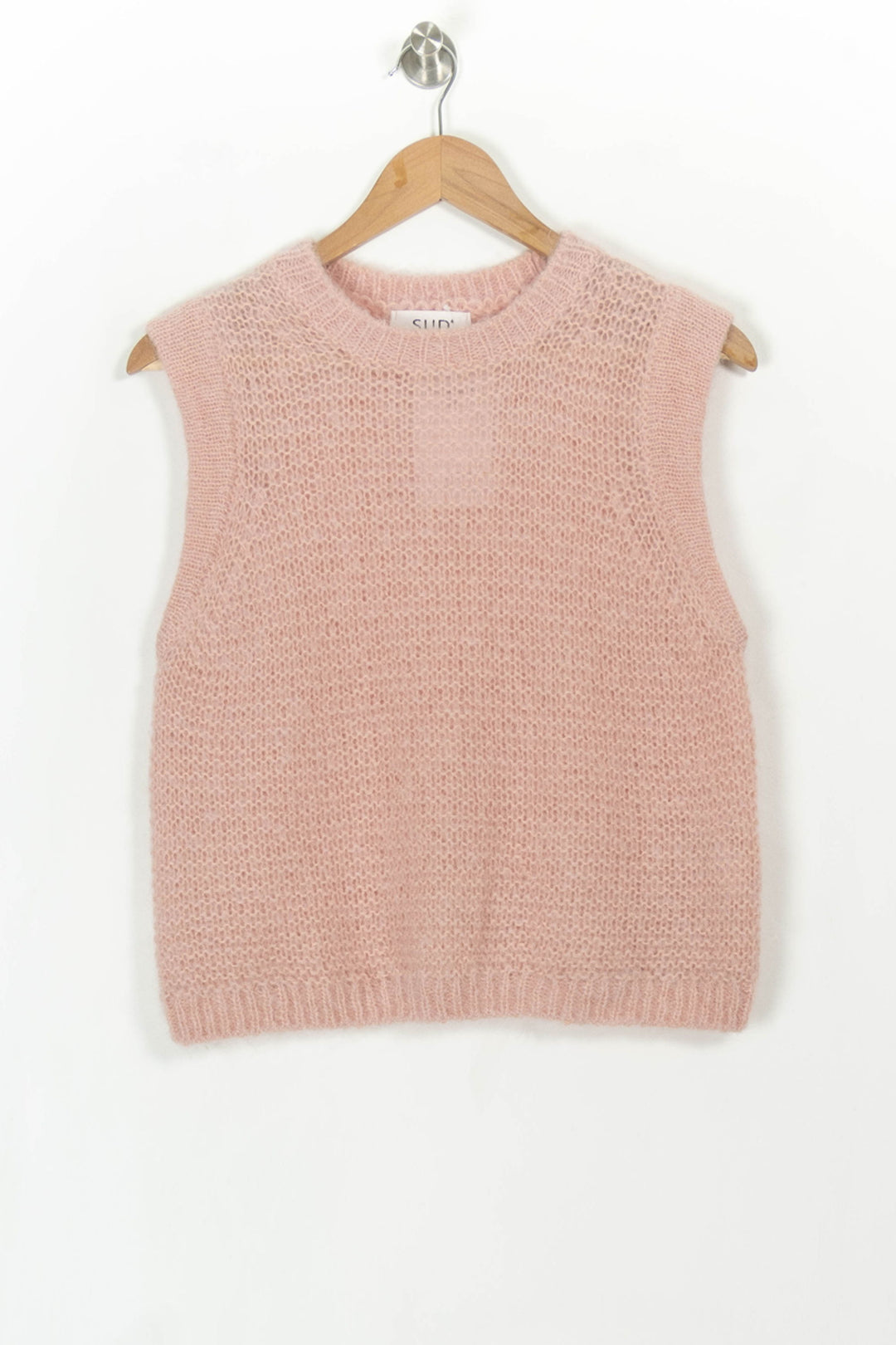 Pull Sans Manches Rose - Taille S/36 de la marque Sud express | PARAD107934 - Vendu par Paradigme - Image 2