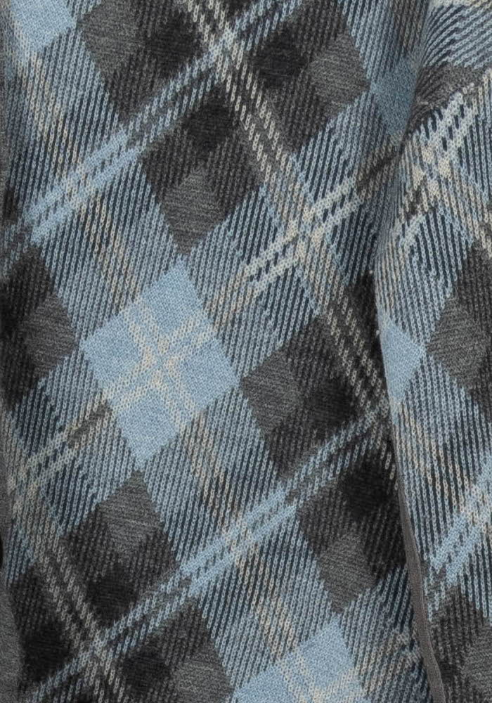 Cardigan Bleu et Gris - Taille S/36 de la marque Eric Bompard | PARAD107935 - Vendu par Paradigme - Image 3