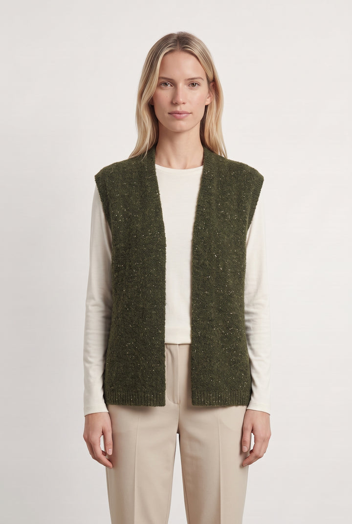 Gilet Vert - Taille S/36 de la marque One Step | PARAD107937 - Vendu par Paradigme - Image 1