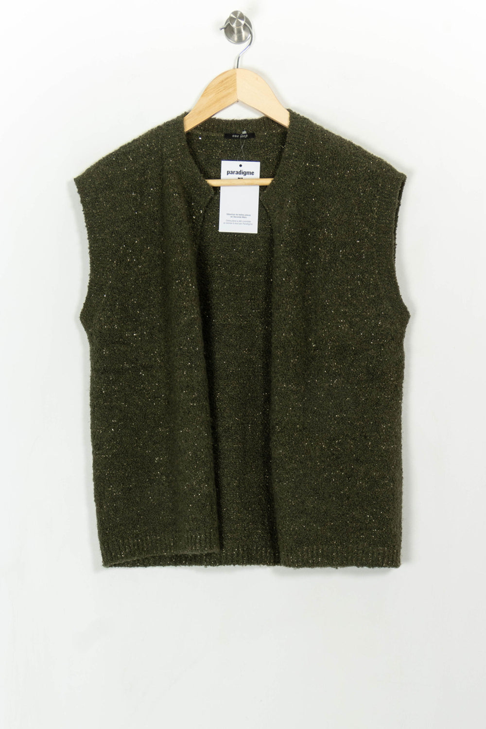 Gilet Vert - Taille S/36 de la marque One Step | PARAD107937 - Vendu par Paradigme - Image 2
