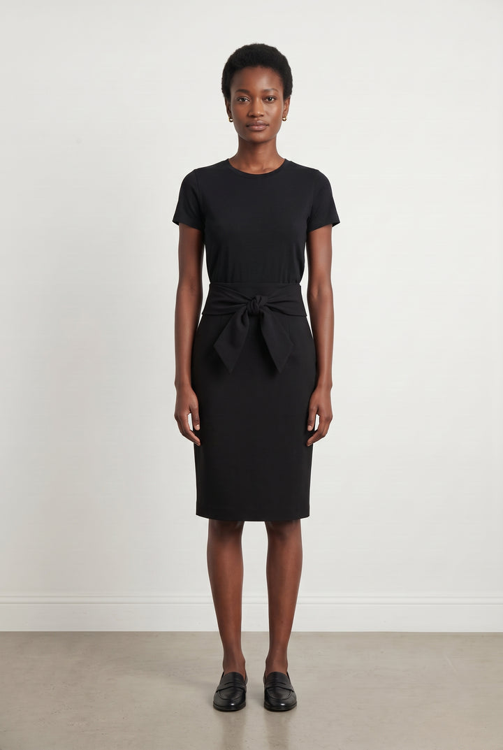 Jupe Crayon Noire - Taille S/36 de la marque La Fée Maraboutée | PARAD107938 - Vendu par Paradigme - Image 1