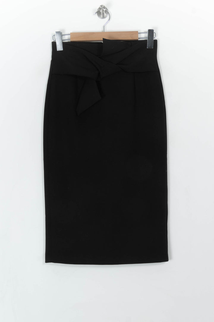 Jupe Crayon Noire - Taille S/36 de la marque La Fée Maraboutée | PARAD107938 - Vendu par Paradigme - Image 2